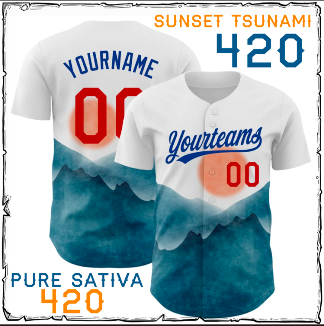 Sunset Tsunami Jersey