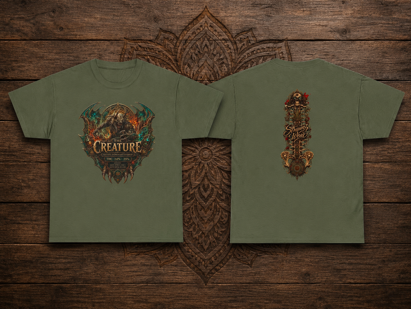 The Creature graphic tee | Mythic monster design, fantasy horror