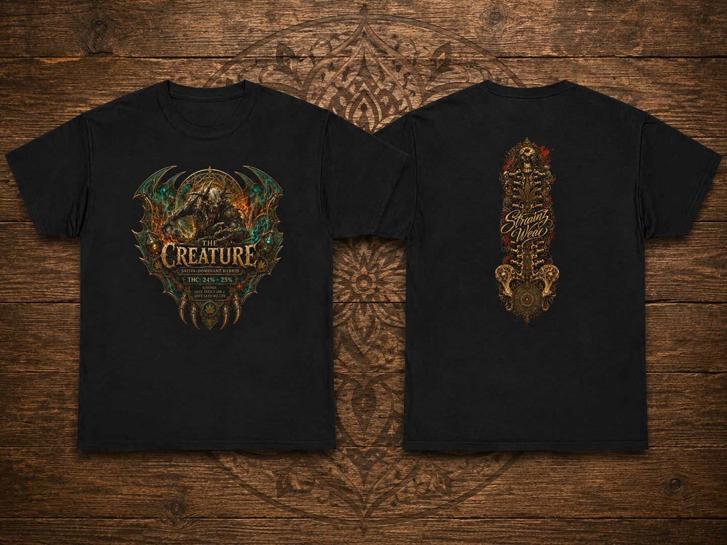 The Creature graphic tee | Mythic monster design, fantasy horror