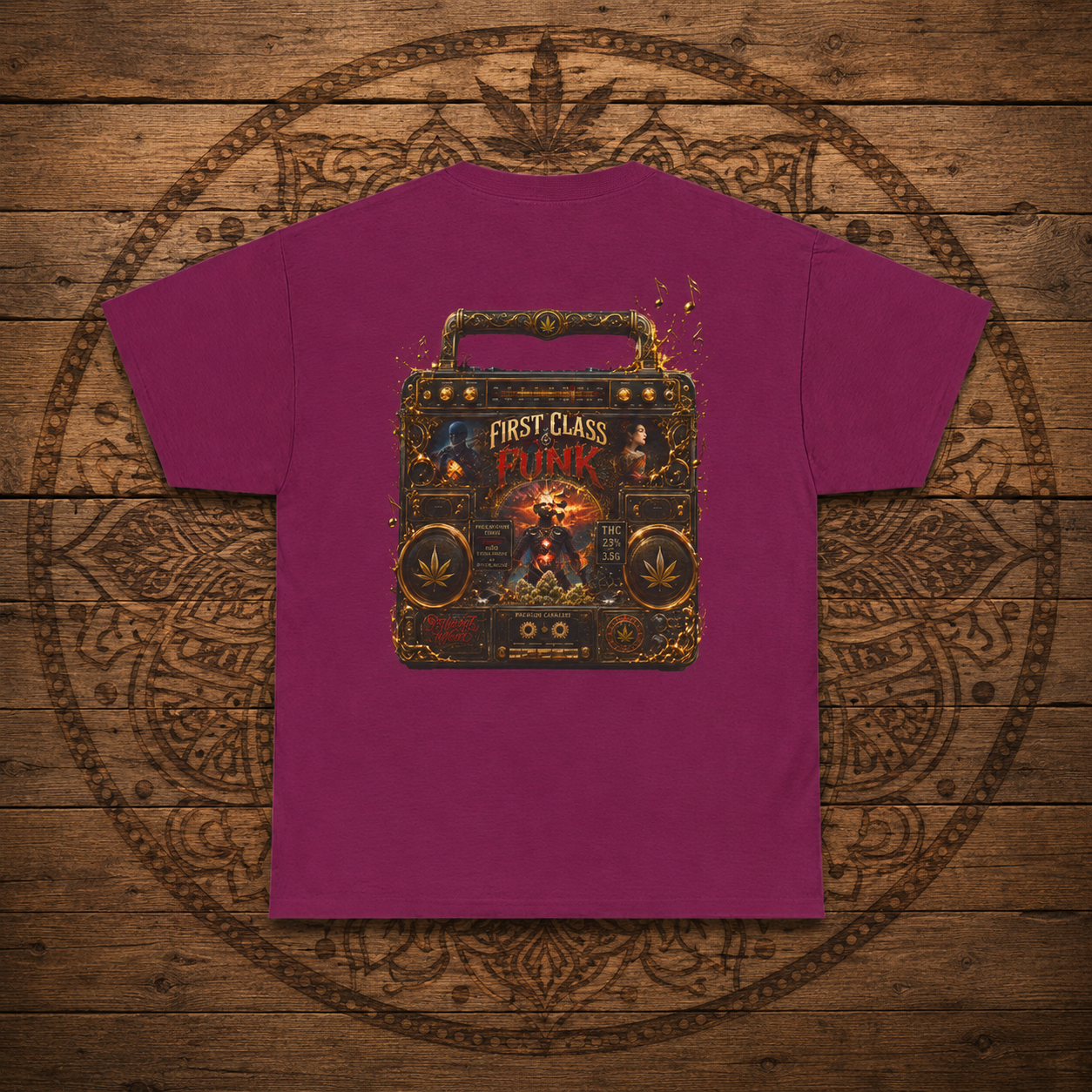 Skull with Headphones Tee | Punk Amplifier Graphic Shirt