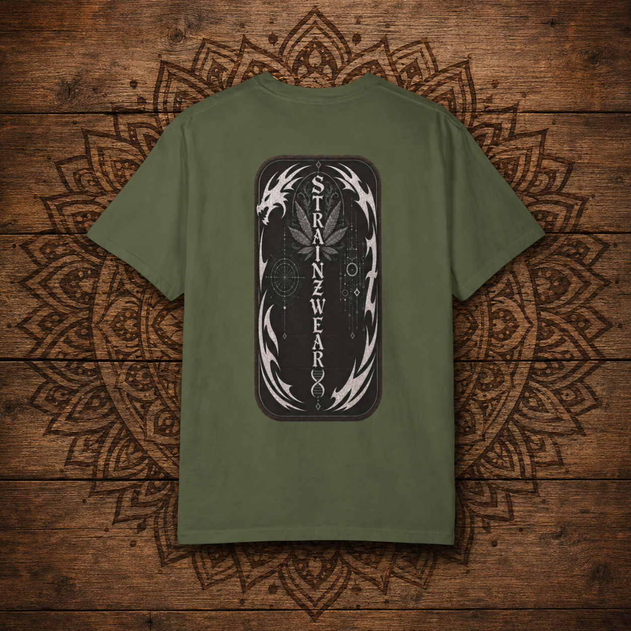 Gorilla Dosh Cannabis Leaf T-shirt | Psychedelic Ape Graphic