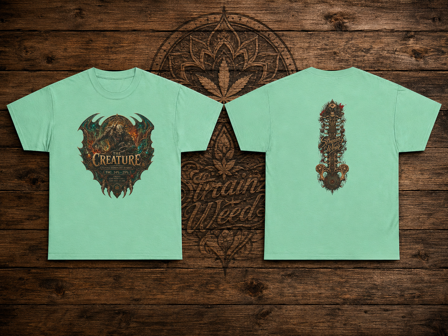 The Creature graphic tee | Mythic monster design, fantasy horror