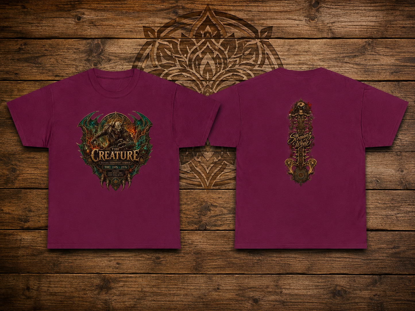 The Creature graphic tee | Mythic monster design, fantasy horror