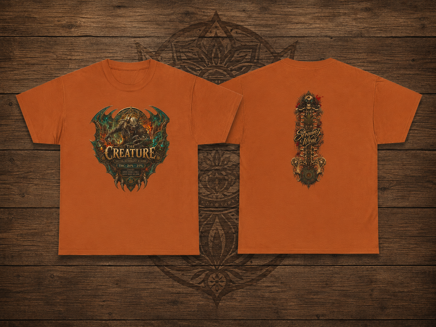 The Creature graphic tee | Mythic monster design, fantasy horror