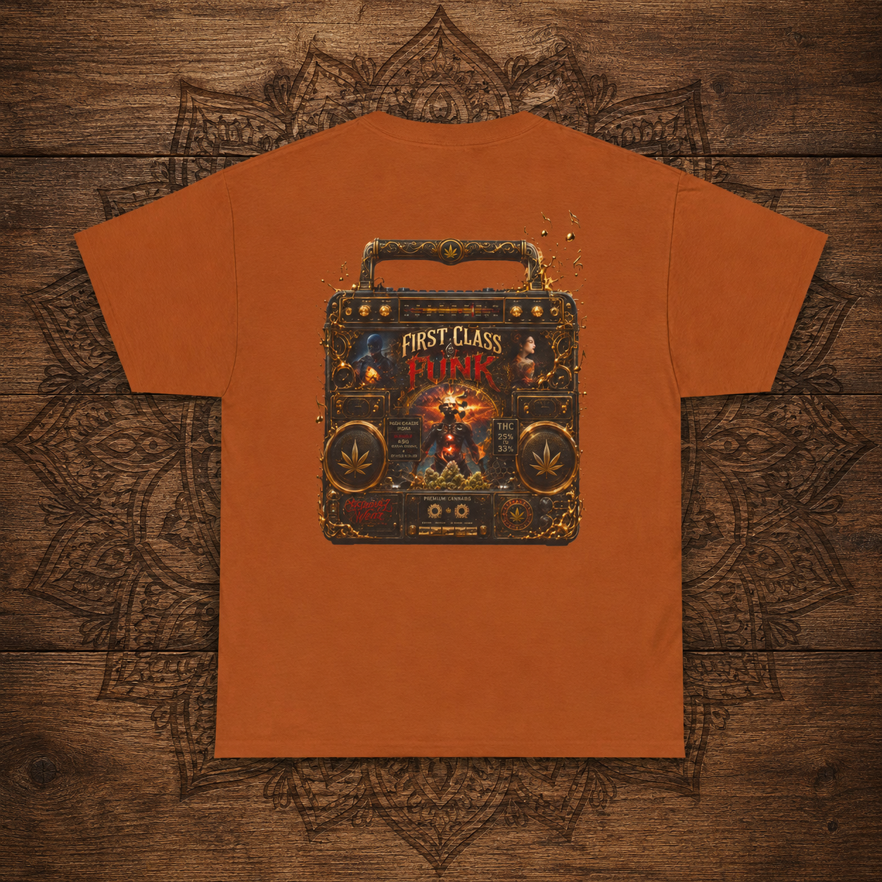Skull with Headphones Tee | Punk Amplifier Graphic Shirt
