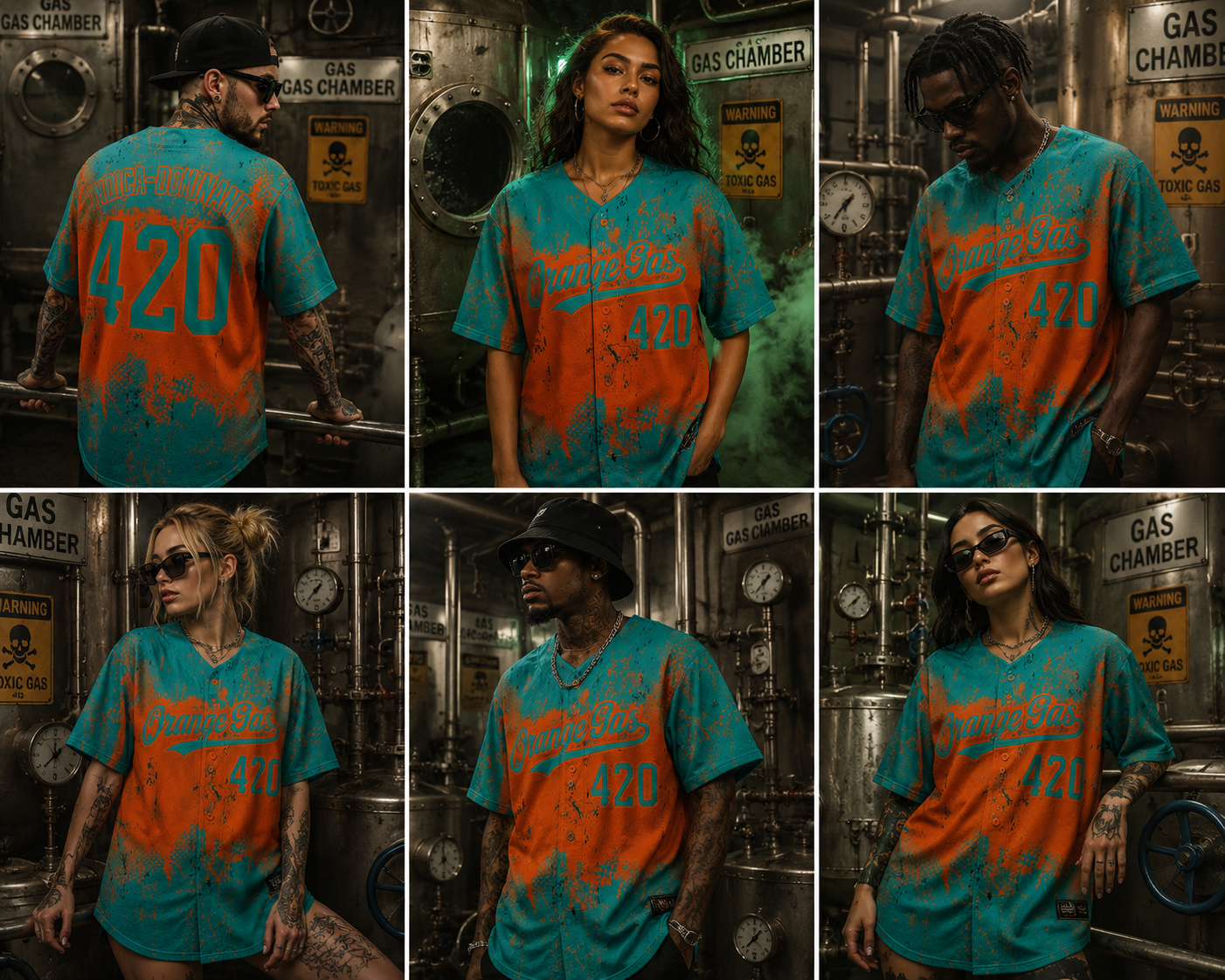 Orange Gas Jersey