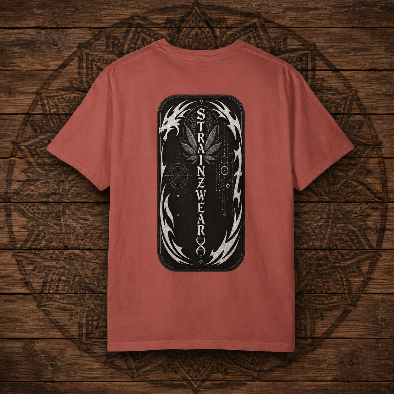 Gorilla Dosh Cannabis Leaf T-shirt | Psychedelic Ape Graphic