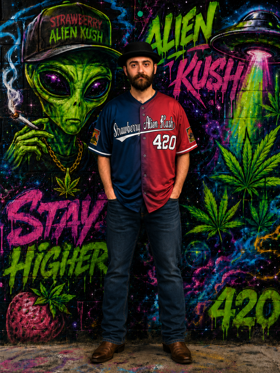 Strawberry Alien Kush Jersey