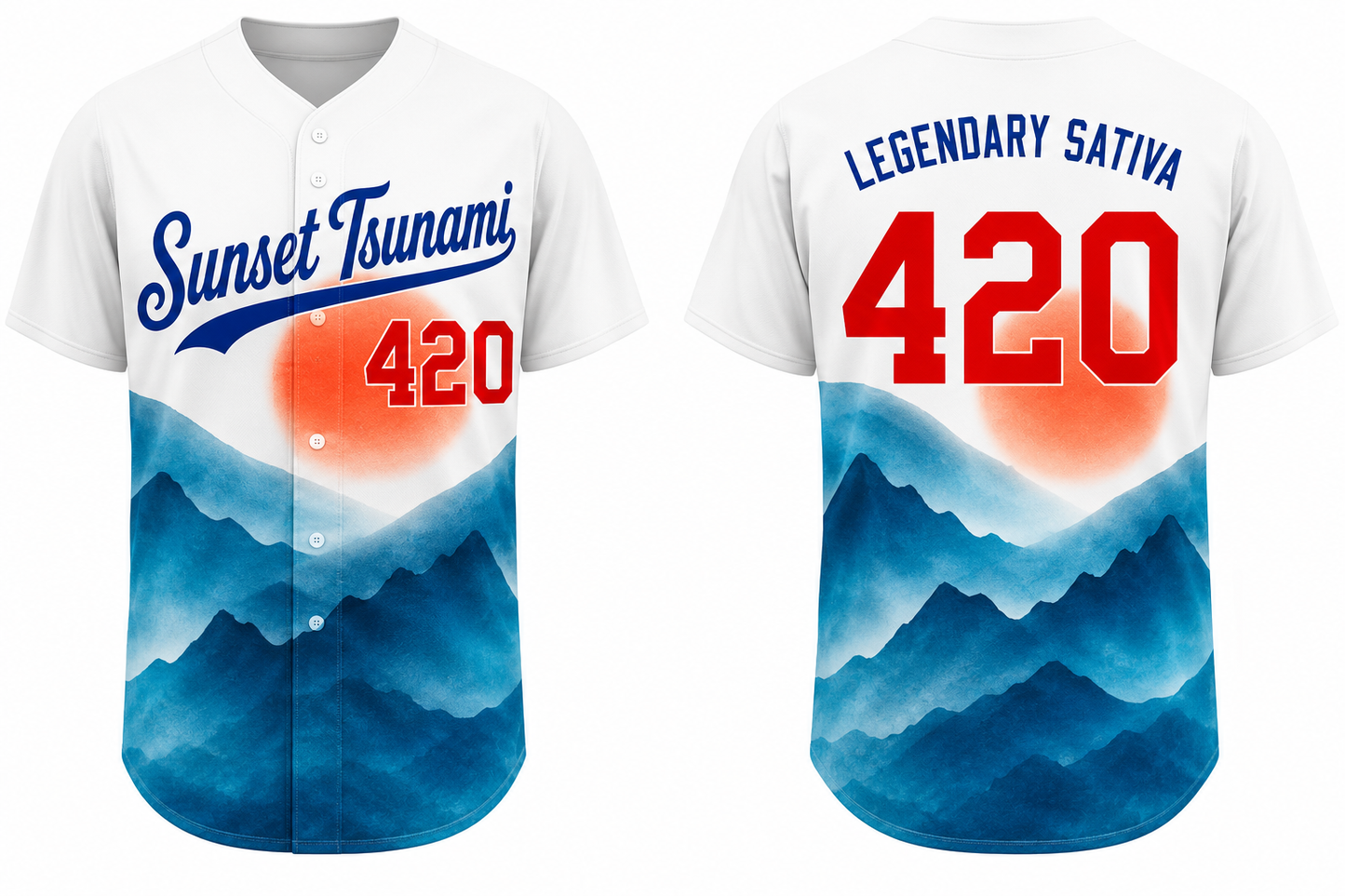 Sunset Tsunami Jersey