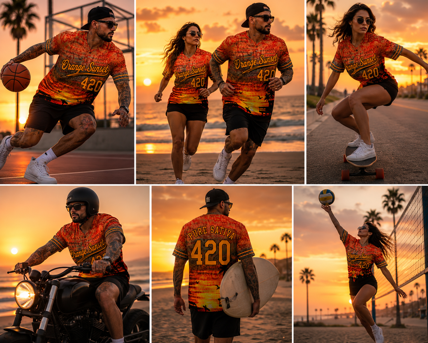 Orange Sunset Jersey