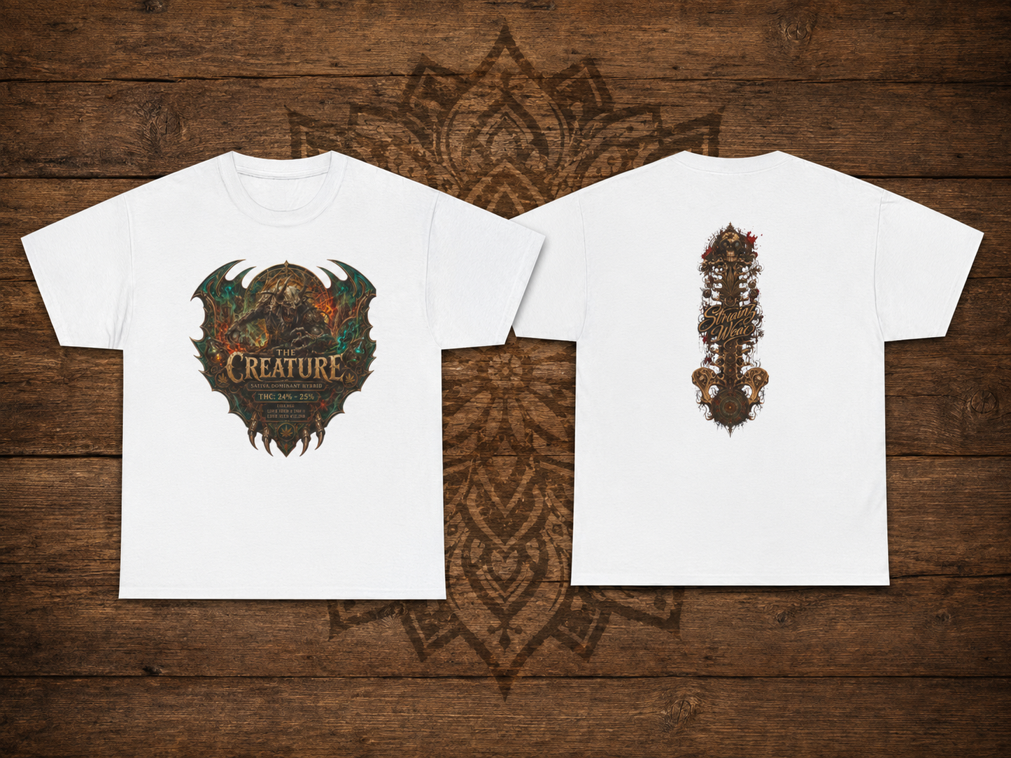 The Creature graphic tee | Mythic monster design, fantasy horror