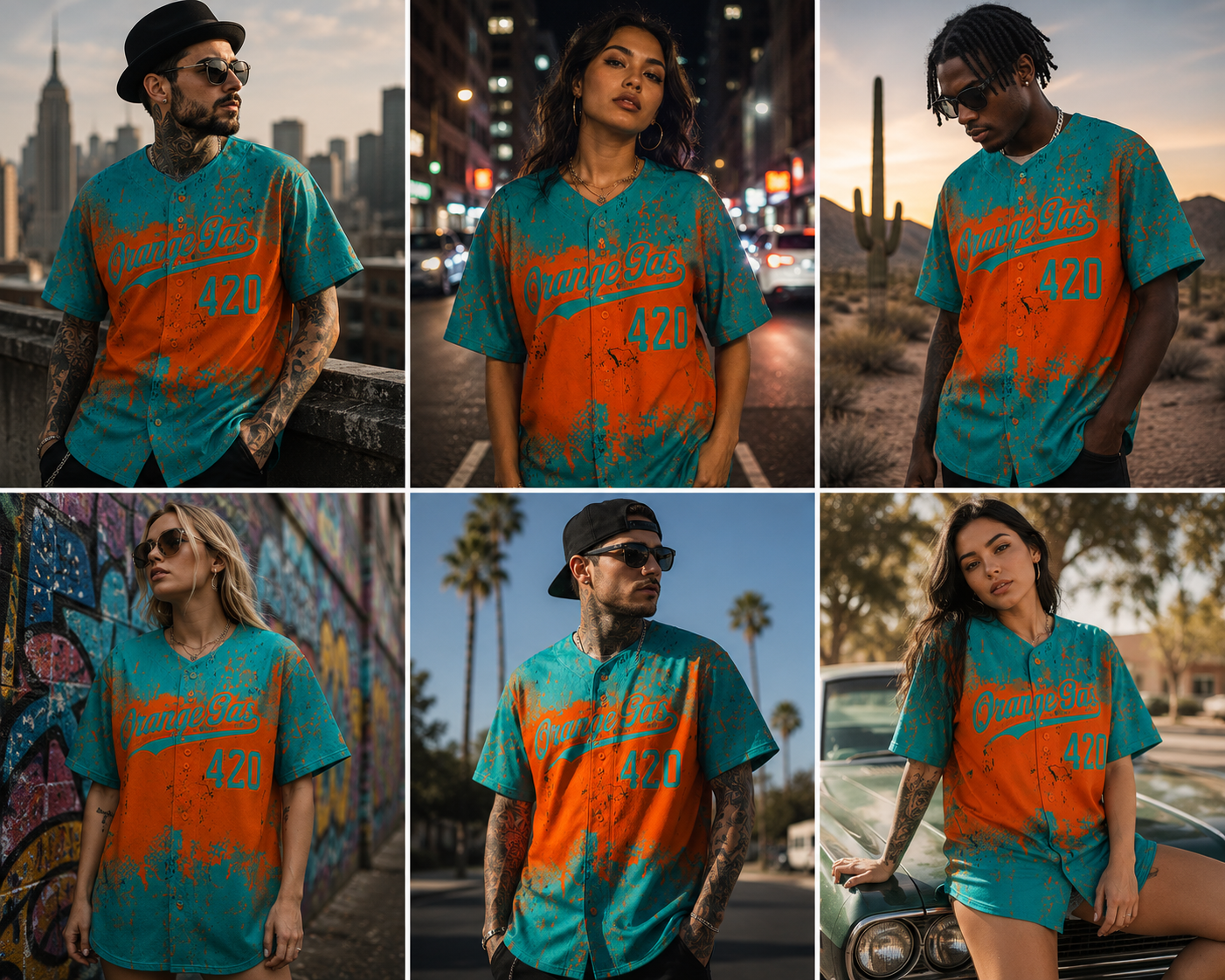 Orange Gas Jersey