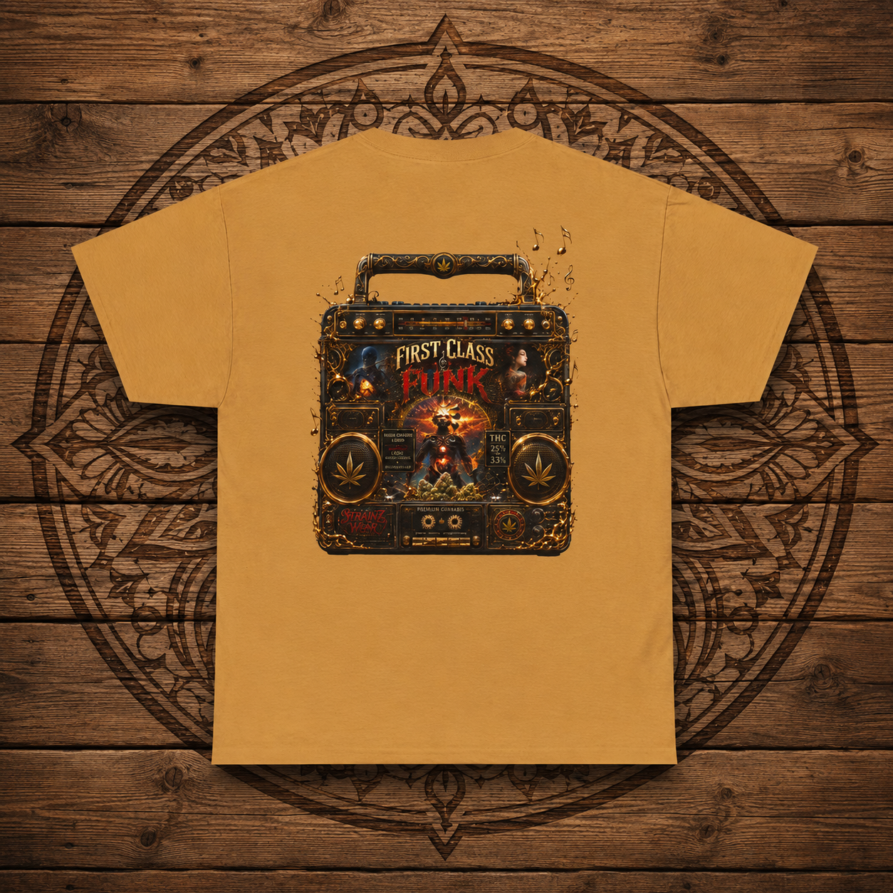 Skull with Headphones Tee | Punk Amplifier Graphic Shirt