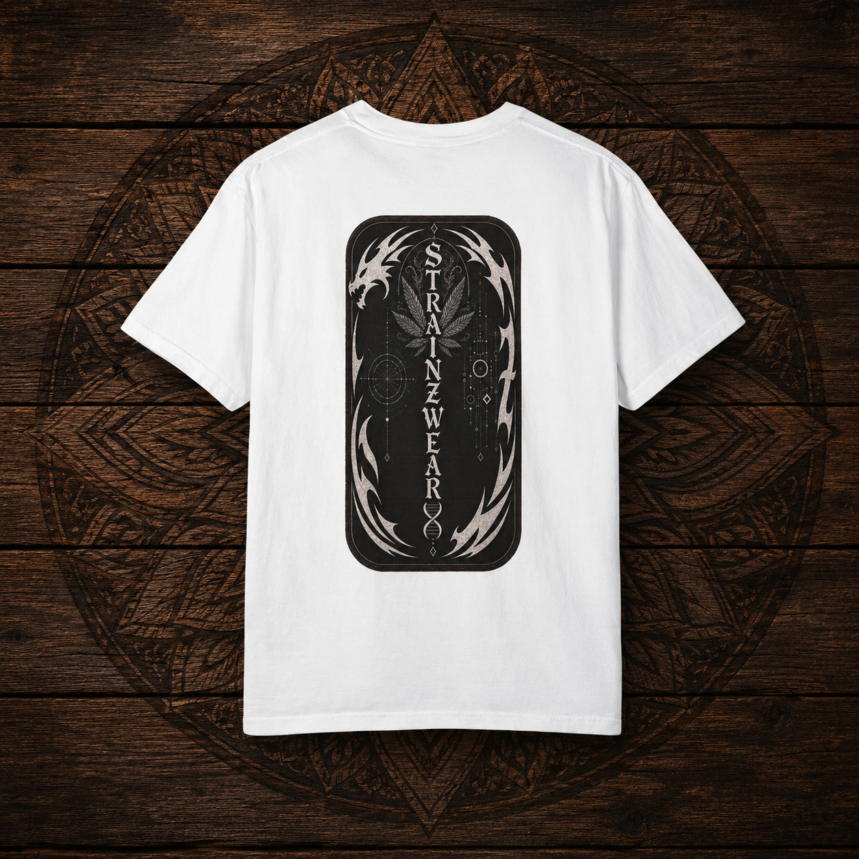 Gorilla Dosh Cannabis Leaf T-shirt | Psychedelic Ape Graphic