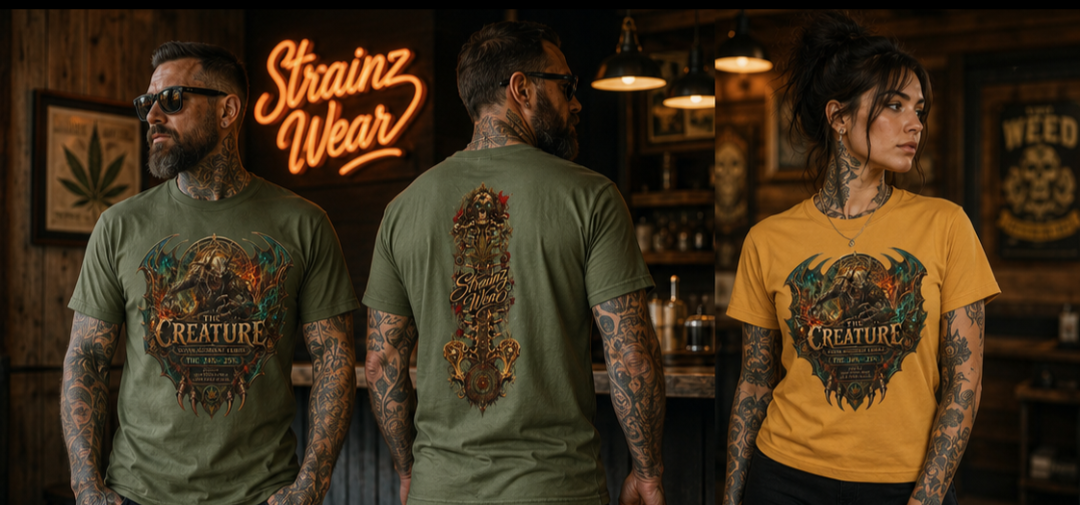 The Creature graphic tee | Mythic monster design, fantasy horror