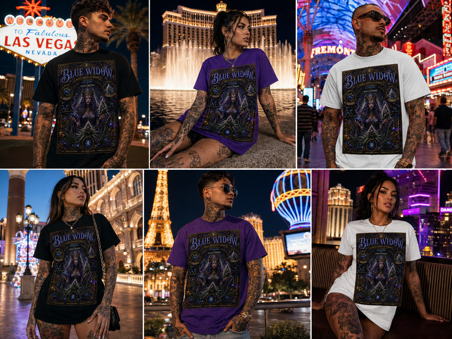 Blue Widow (T-shirt)