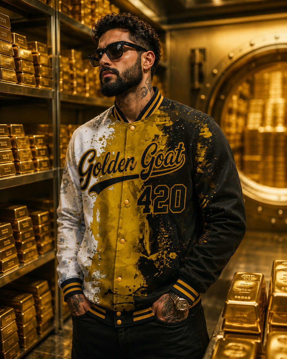 Golden Goat (Bomber Jacket)