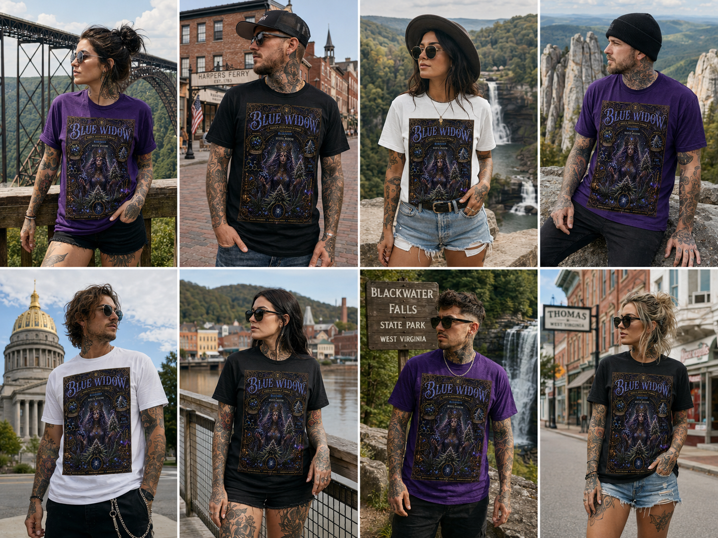 Blue Widow (T-shirt)