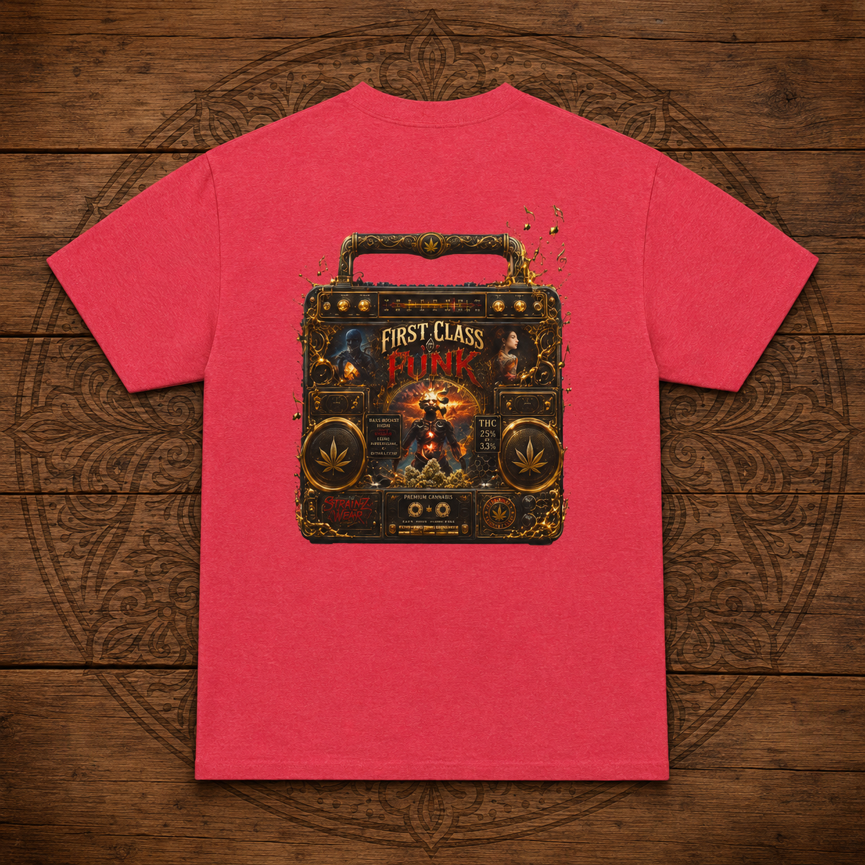 Skull with Headphones Tee | Punk Amplifier Graphic Shirt
